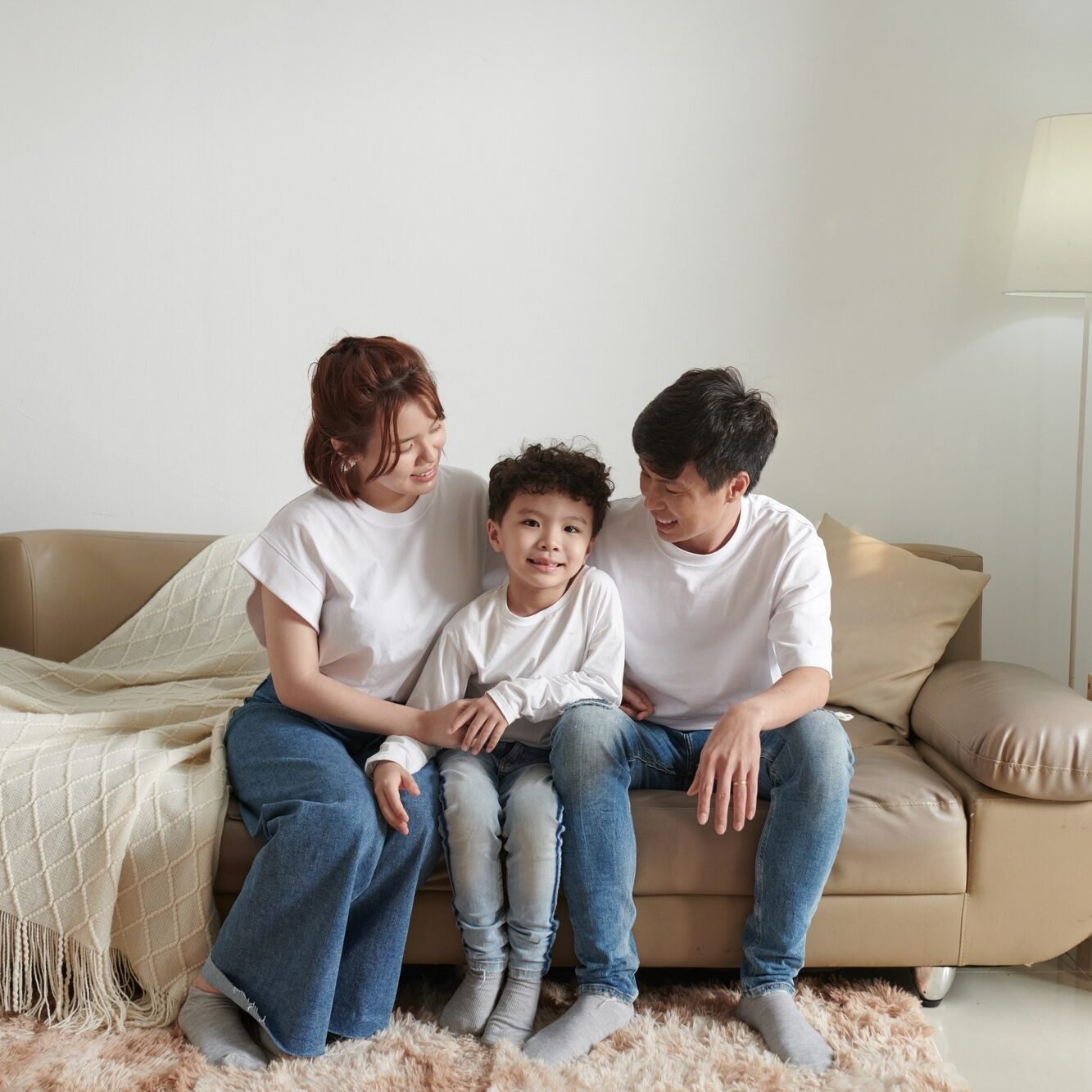 Happy Family with Child